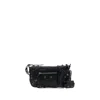 Balenciaga Le Cagole Shoulder Bag With Iconic Studs In Black