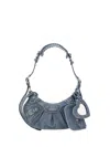 Balenciaga Le Cagole Shoulder Bag In Blue