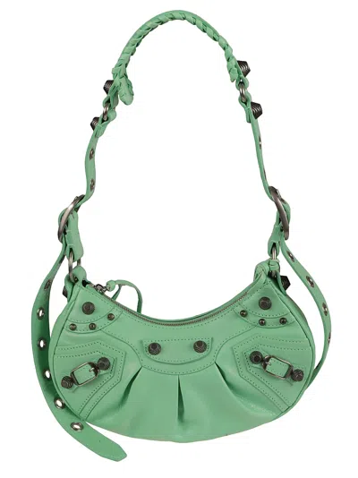 Balenciaga Le Cagole Shoulder Bag In Green