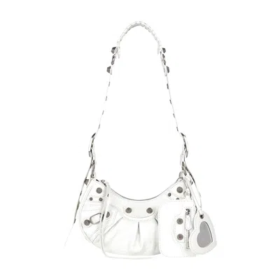 Pre-owned Balenciaga Le Cagole Shoulder Bag 'optic White'