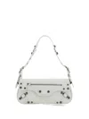 Balenciaga Extra Small Le Cagole Lambskin Leather Shoulder Bag In Optic White