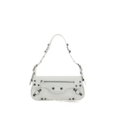 Balenciaga Le Cagole Shoulder Bag In White