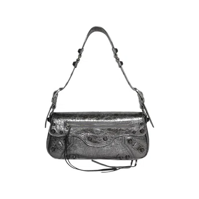 Pre-owned Balenciaga Le Cagole Sling Bag 'silver'