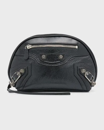 Balenciaga Le Cagole Small Cosmetic Pouch In Black