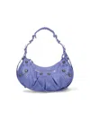 Balenciaga "le Cagole" Small Crossbody Bag In Blue