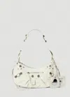 Balenciaga Borsetta A Tracolla Le Cagole Xs Bag Traforata  Da Donna In Bianco Ottico In White