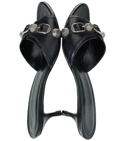 Balenciaga Le Cagole Sandals With Straps In Black