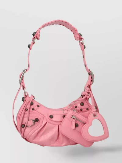 Balenciaga Pink Nappa Leather Le Cagole Xs Shoulder Bag Pink  Donna Tu