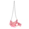 Balenciaga Le Caracole Xs Shoulder Bag In Pink