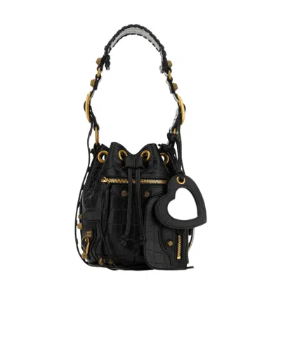 BALENCIAGA BALENCIAGA LE CAGOLE XS BUCKET SHOULDER BAG