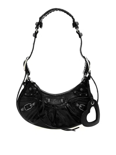 Balenciaga Le Cagole Xs Crossbody Bag In Black