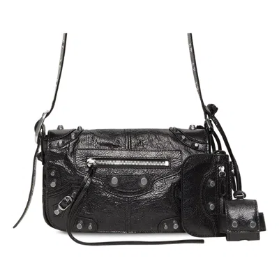 BALENCIAGA BALENCIAGA LE CAGOLE XS FLAP BAG 'BLACK'