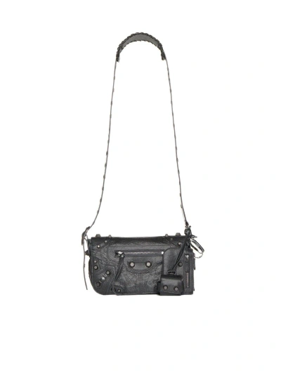 Balenciaga Le Cagole Xs Shoulder Bag In Grey