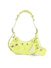 Balenciaga Le Cagole The Xs Leather Bag In Yellow