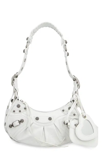 BALENCIAGA BALENCIAGA LE CAGOLE XS LEATHER SHOULDER BAG