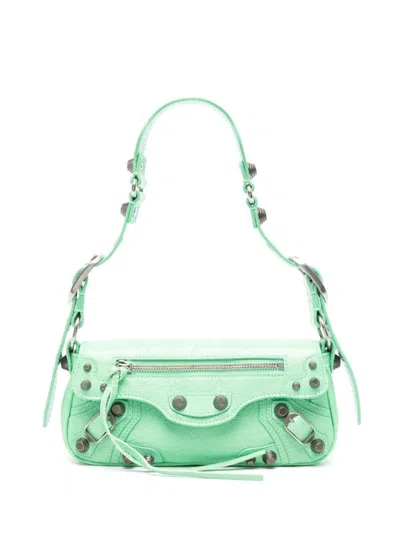 BALENCIAGA BALENCIAGA LE CAGOLE XS LEATHER SHOULDER BAG