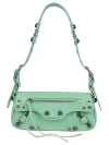 Balenciaga Women Light Green Leather Le Cagole Sling Xs Shoulder Bag In Green