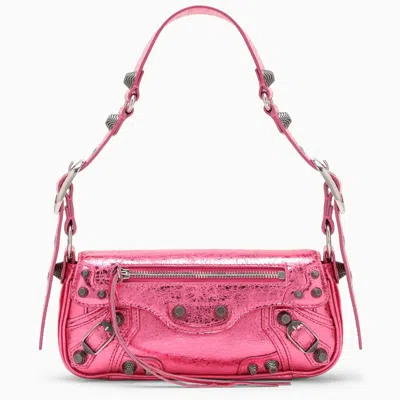 Balenciaga Le Cagole Xs Metallic Pink Shoulder Bag