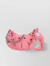 Balenciaga Women Pink Nappa Leather Le Cagole Xs Crossbody Bag In Pastel
