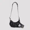 Balenciaga Xs Le Cagole Nappa Leather Shoulder Bag In Black