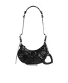Balenciaga Borsetta A Tracolla Le Cagole Xs Con Lavorazione Coccodrillo E Strass Da Donna In Nero In Black