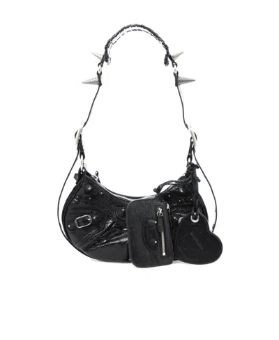 Balenciaga Le Cagole Xs Shoulder Bag In Black