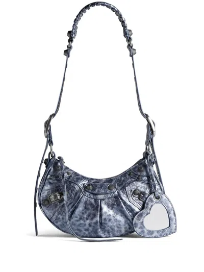 Balenciaga Le Cagole Xs Shoulder Bag In Dark Grey