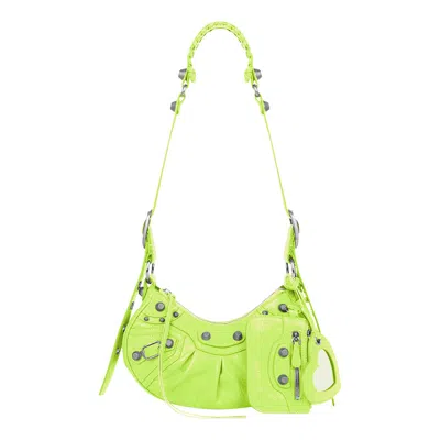 Pre-owned Balenciaga Le Cagole Xs Shoulder Bag 'fluo Yellow'