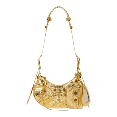 Pre-owned Balenciaga Le Cagole Xs Shoulder Bag 'gold'