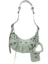 Balenciaga Le Cagole Xs Shoulder Bag In Green