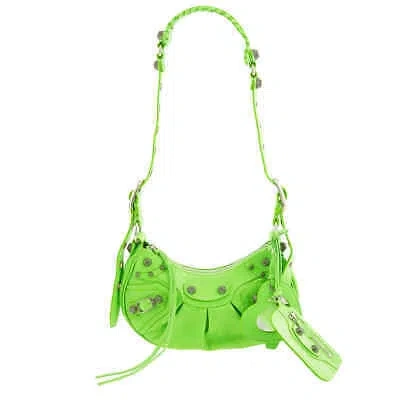 Pre-owned Balenciaga Le Cagole Xs Shoulder Bag In Acid Green 67130923eiy3817