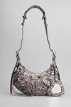 Balenciaga Le Cagole Xs Shoulder Bag In Bronze Leather In Brown