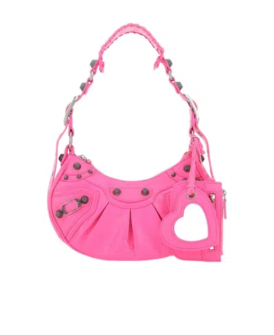 BALENCIAGA BALENCIAGA LE CAGOLE XS SHOULDER BAG