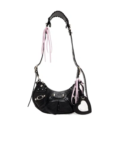 Balenciaga Le Cagole Xs Shoulder Bag In Purple