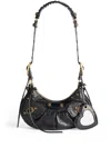 Balenciaga Borsetta A Tracolla Le Cagole Xs Con Lavorazione Coccodrillo Da Donna In Nero In Black