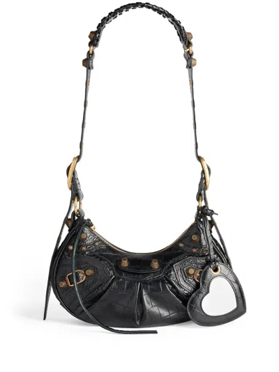 Balenciaga Le Cagole Xs Shoulder Bag In Black
