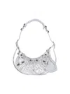 Balenciaga Heart Mirror Shoulder Bag In Silver