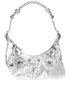 Balenciaga Le Cagole Xs Shoulder Bag Women In Silver