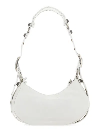 Balenciaga "le Cagole Xs" Shoulder Bag In White
