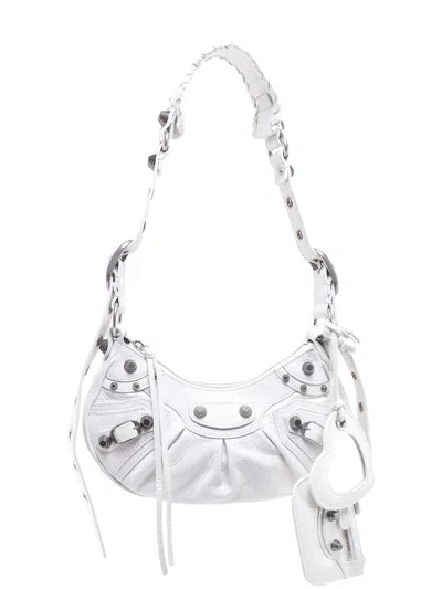 Balenciaga Le Cagole Xs Shoulder Bag In White