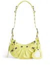 Balenciaga Le Cagole The Xs Leather Bag In Yellow