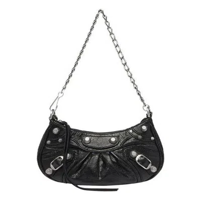 Balenciaga Borsa Le Cagole Mini Con Catena Da Donna In Nero In Black