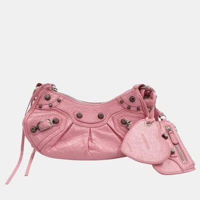 Pre-owned Balenciaga Le Cargol Xs Bag In Pink