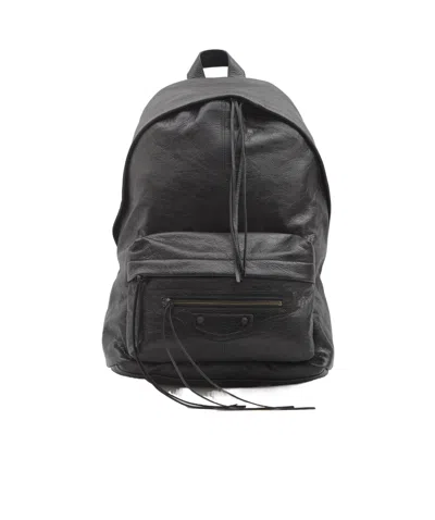 Balenciaga Le City Backpack In Black