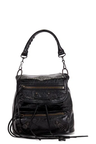 Balenciaga Le City Backpack In Black