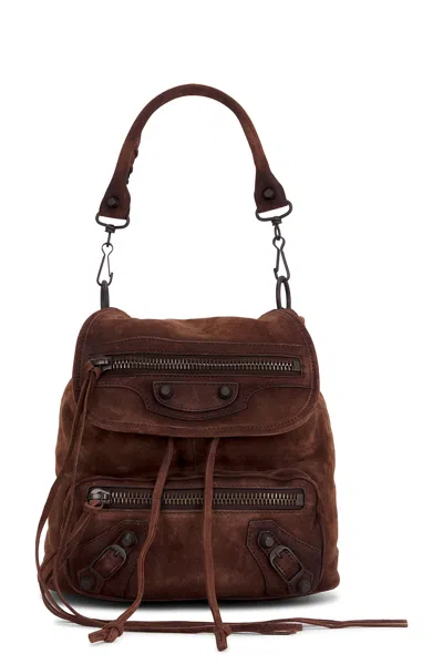 Balenciaga Le City Backpack In Light Espresso