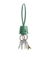 Balenciaga Le City Charm Eiffel Keychain In Green