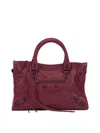 Balenciaga Le City Bag Handbags Fuchsia In Red