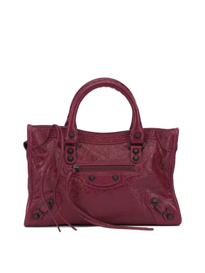 Balenciaga "le City Bag" Handbag In Purple