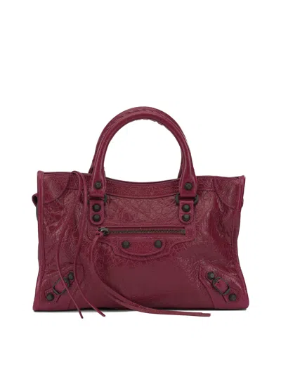 Balenciaga Le City Bag Handbags Fuchsia In Purple